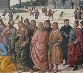 St. Peter Receiving the Keys (detail)